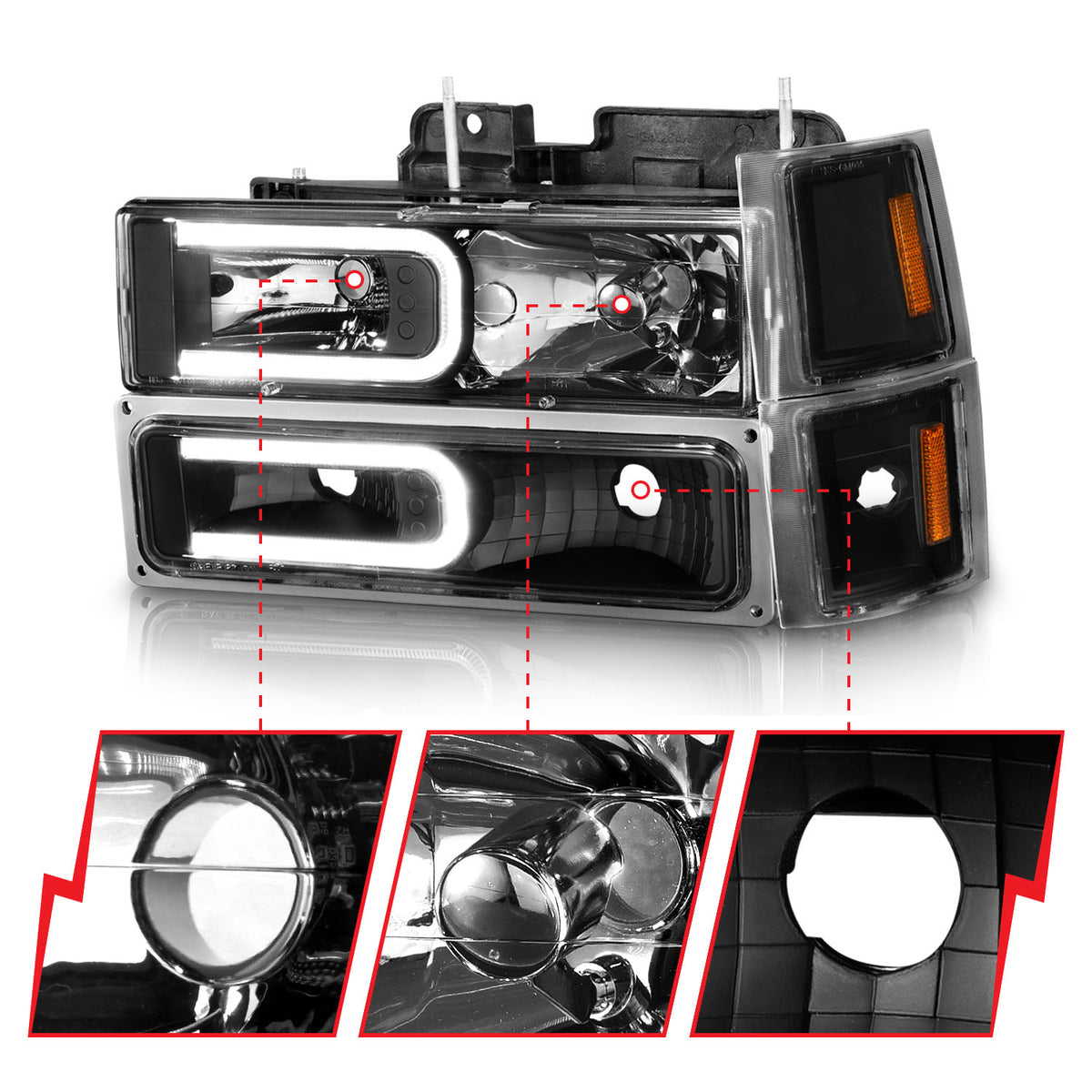 ANZO USA 111528 - Headlight Assembly