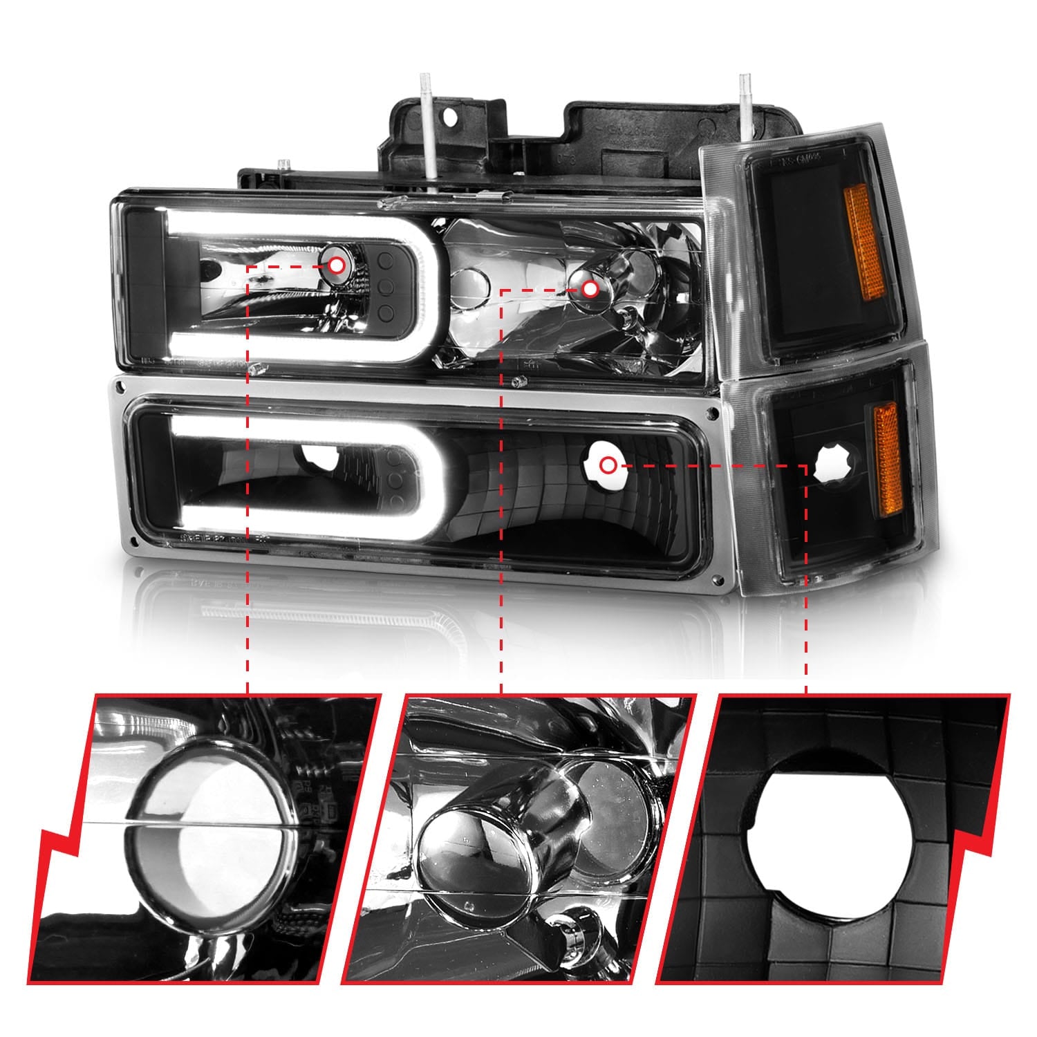 ANZO USA ANZO USA 111528 Headlight Assembly