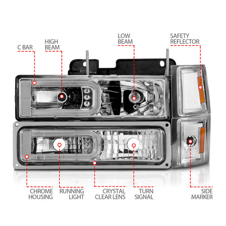 ANZO USA 111529 - Headlight Assembly