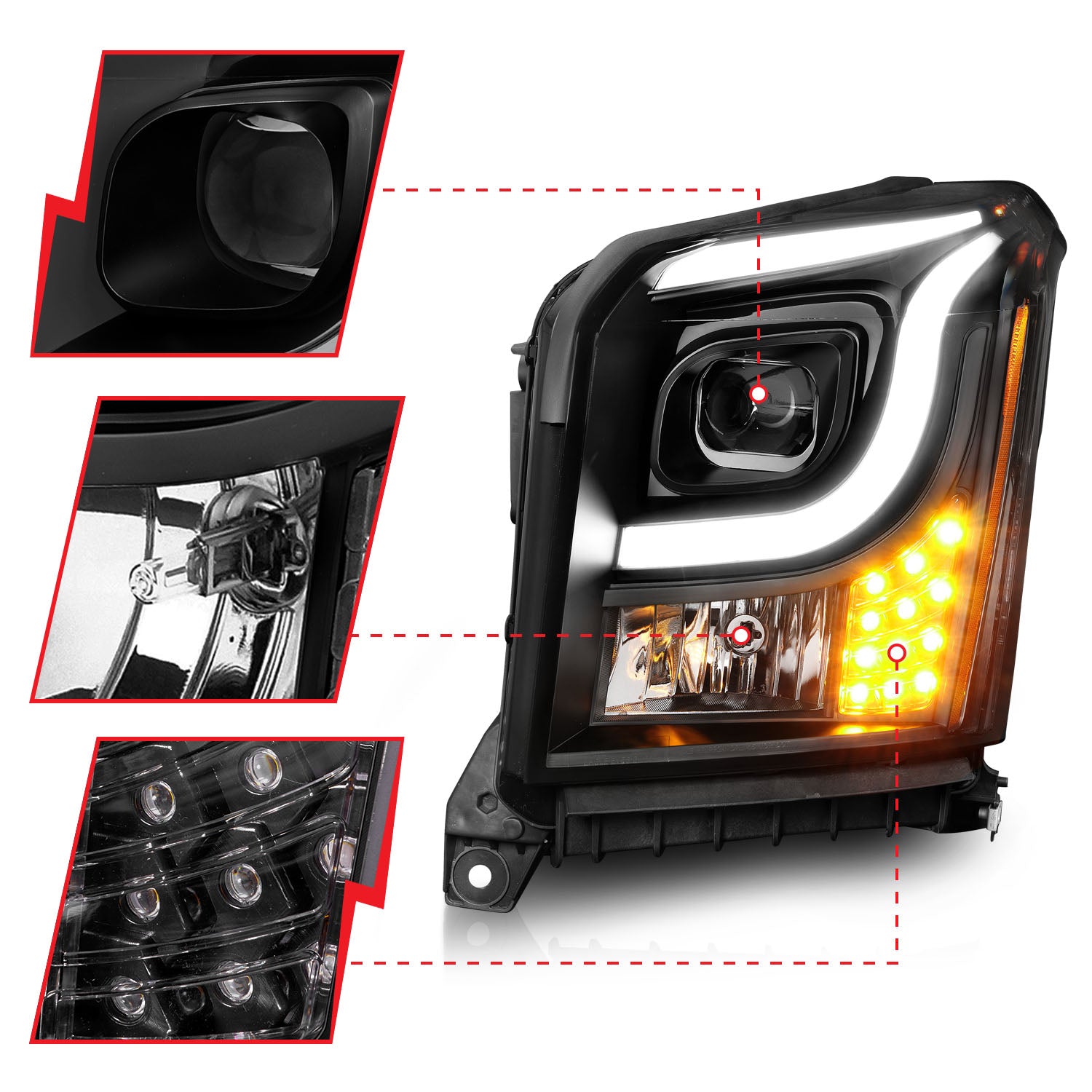 ANZO USA 111535 - Headlight Assembly