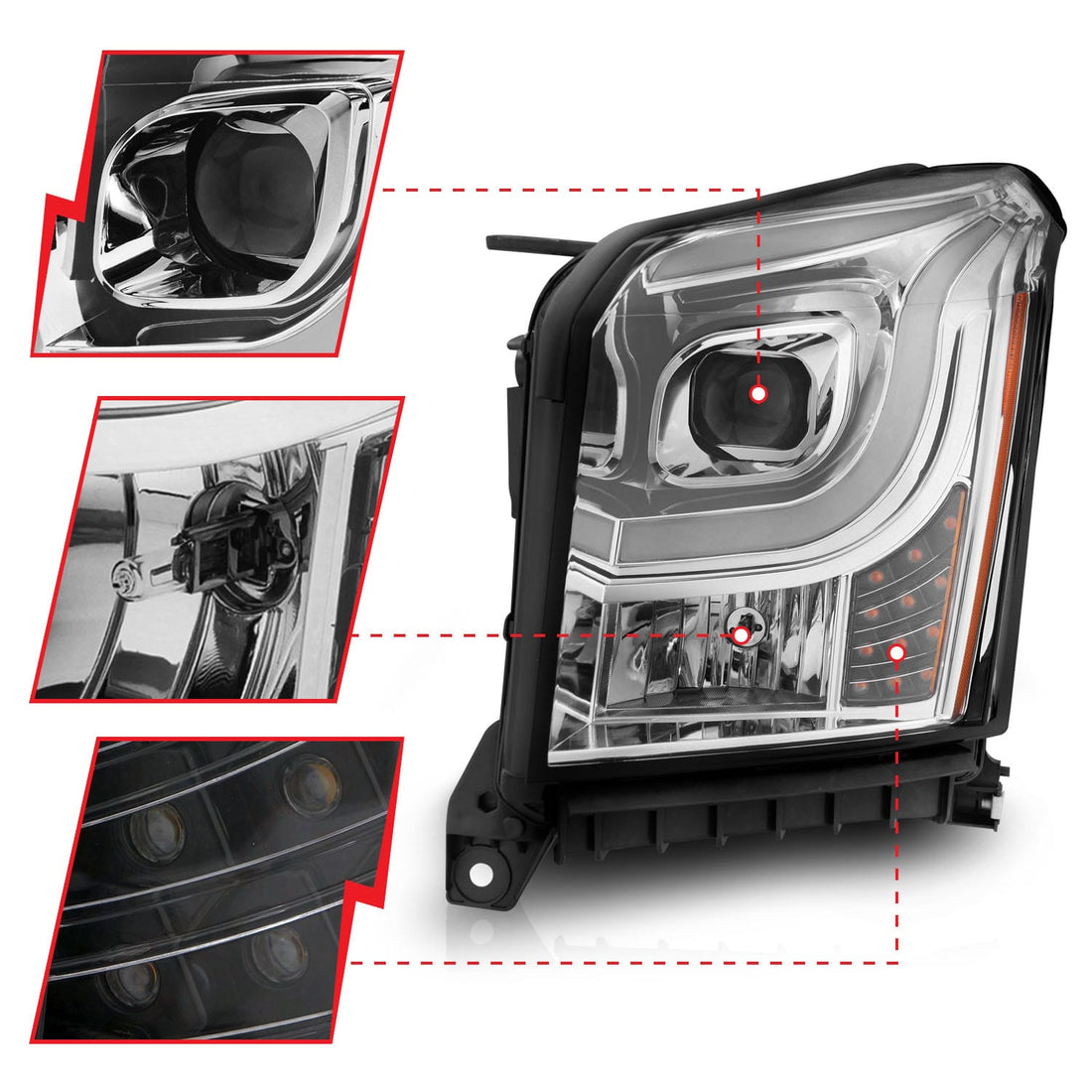 ANZO USA ANZO USA 111536 Headlight Assembly