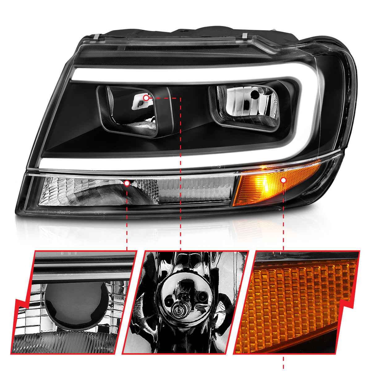 ANZO USA 111537 - Headlight Assembly