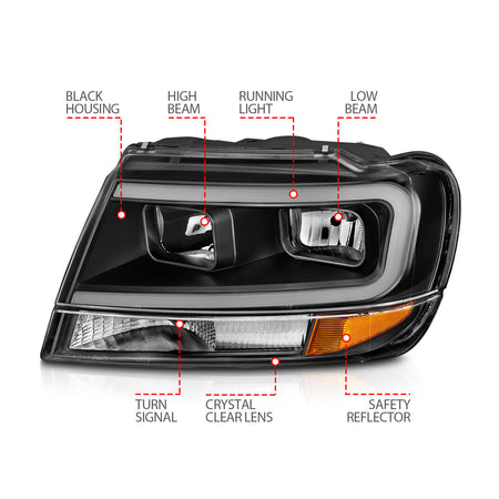 ANZO USA 111537 - Headlight Assembly