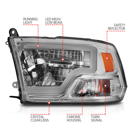 ANZO USA 111540 - Headlight Assembly
