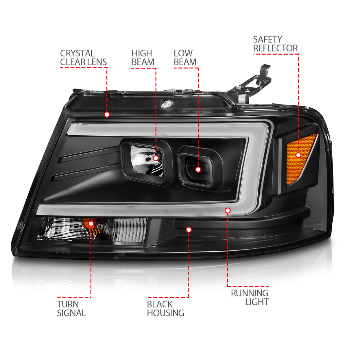 ANZO USA 111541 - Headlight Assembly