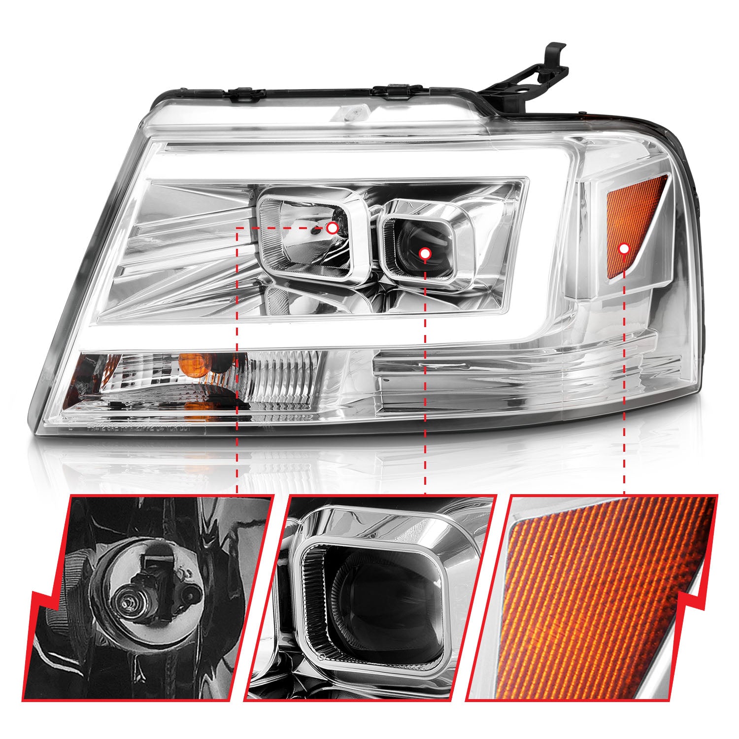 ANZO USA 111542 - Headlight Assembly