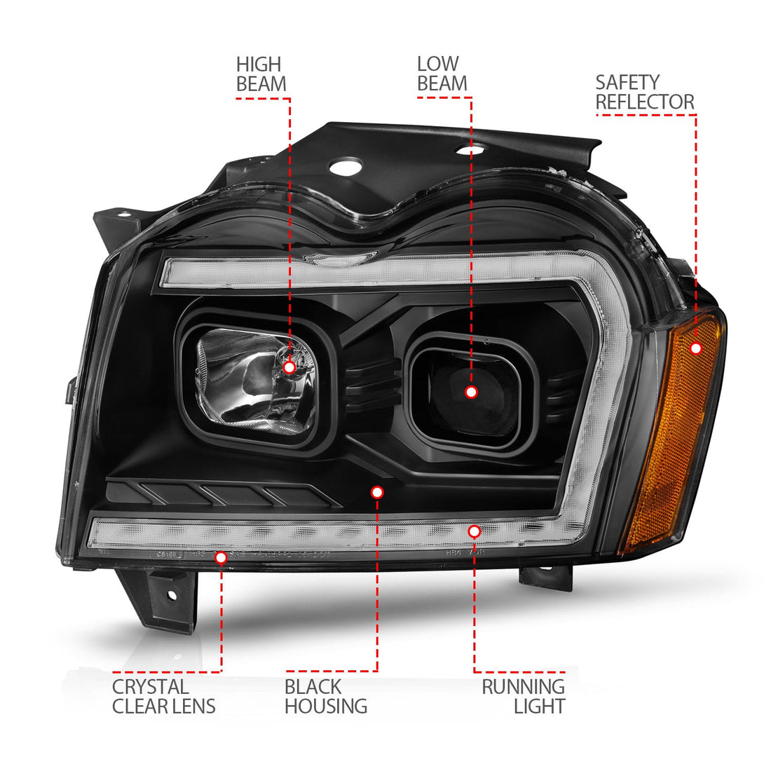 ANZO USA ANZO USA 111543 Headlight Assembly