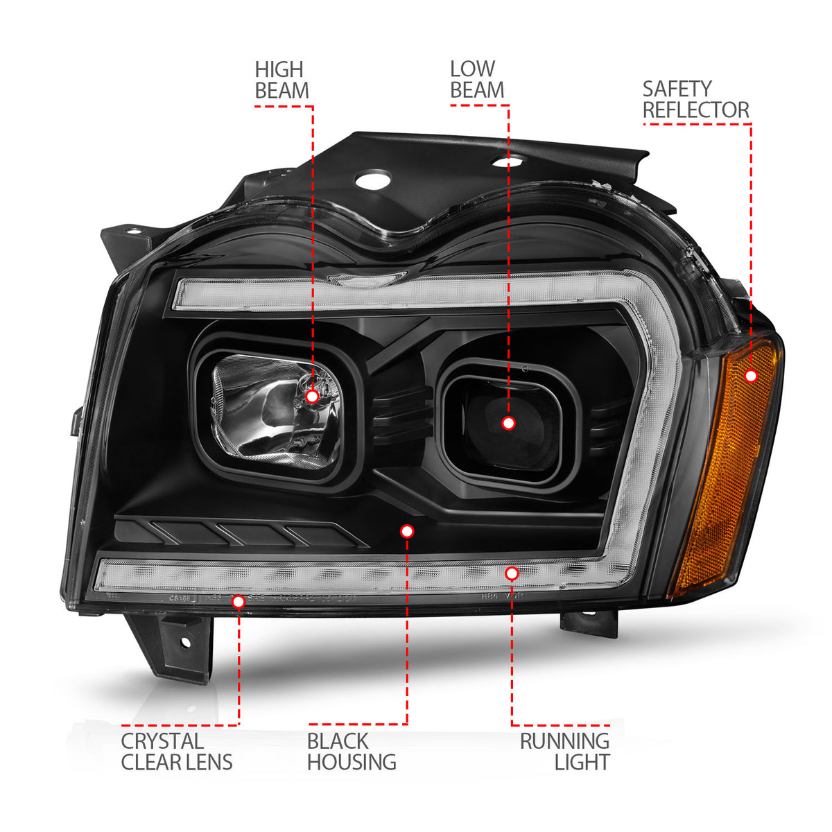 ANZO USA 111543 - Headlight Assembly