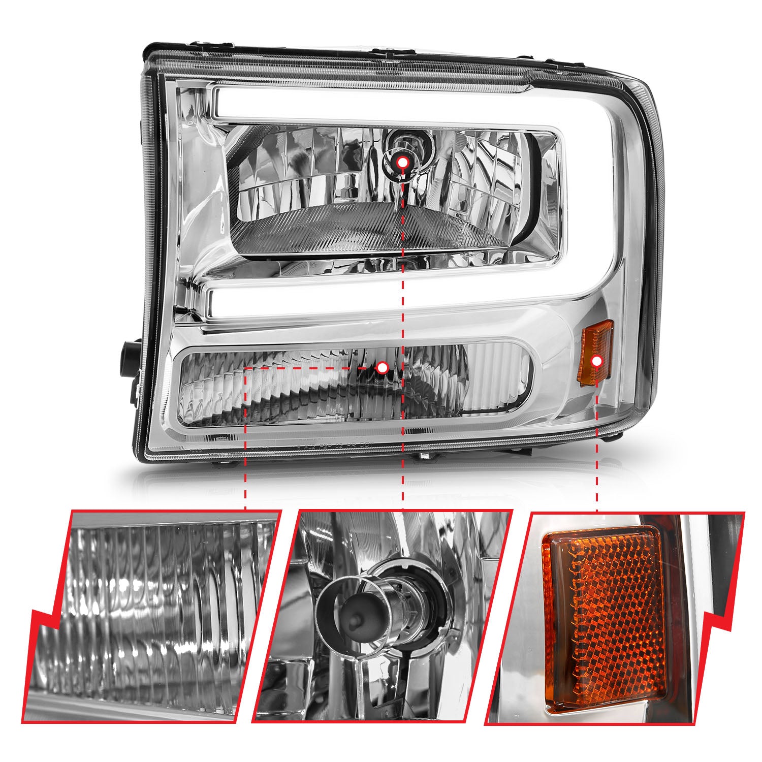 ANZO USA 111550 - Headlight Assembly