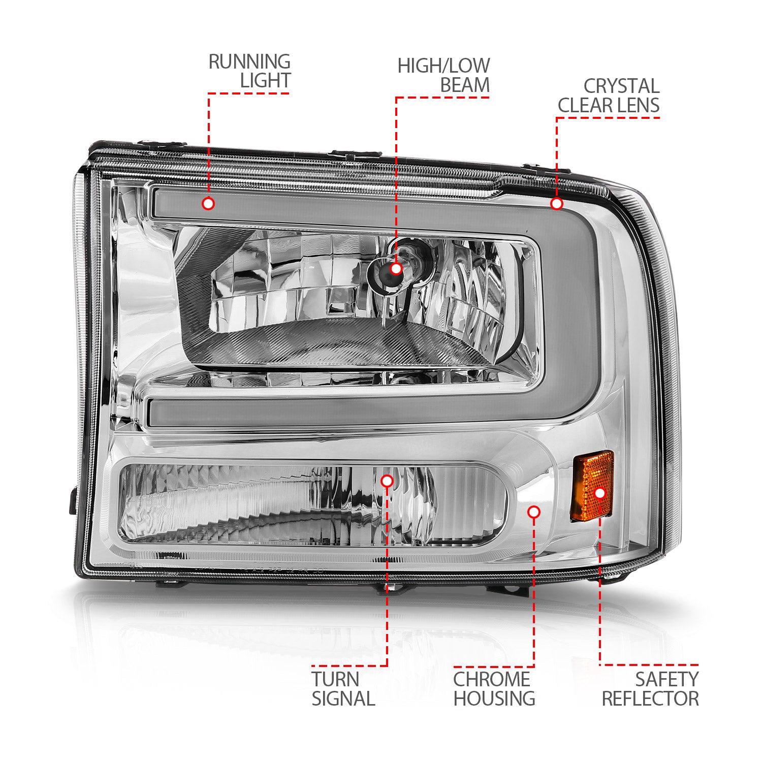 ANZO USA 111550 - Headlight Assembly