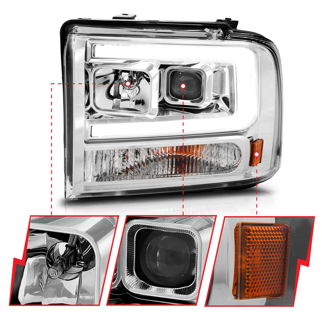ANZO USA ANZO USA 111552 Headlight Assembly