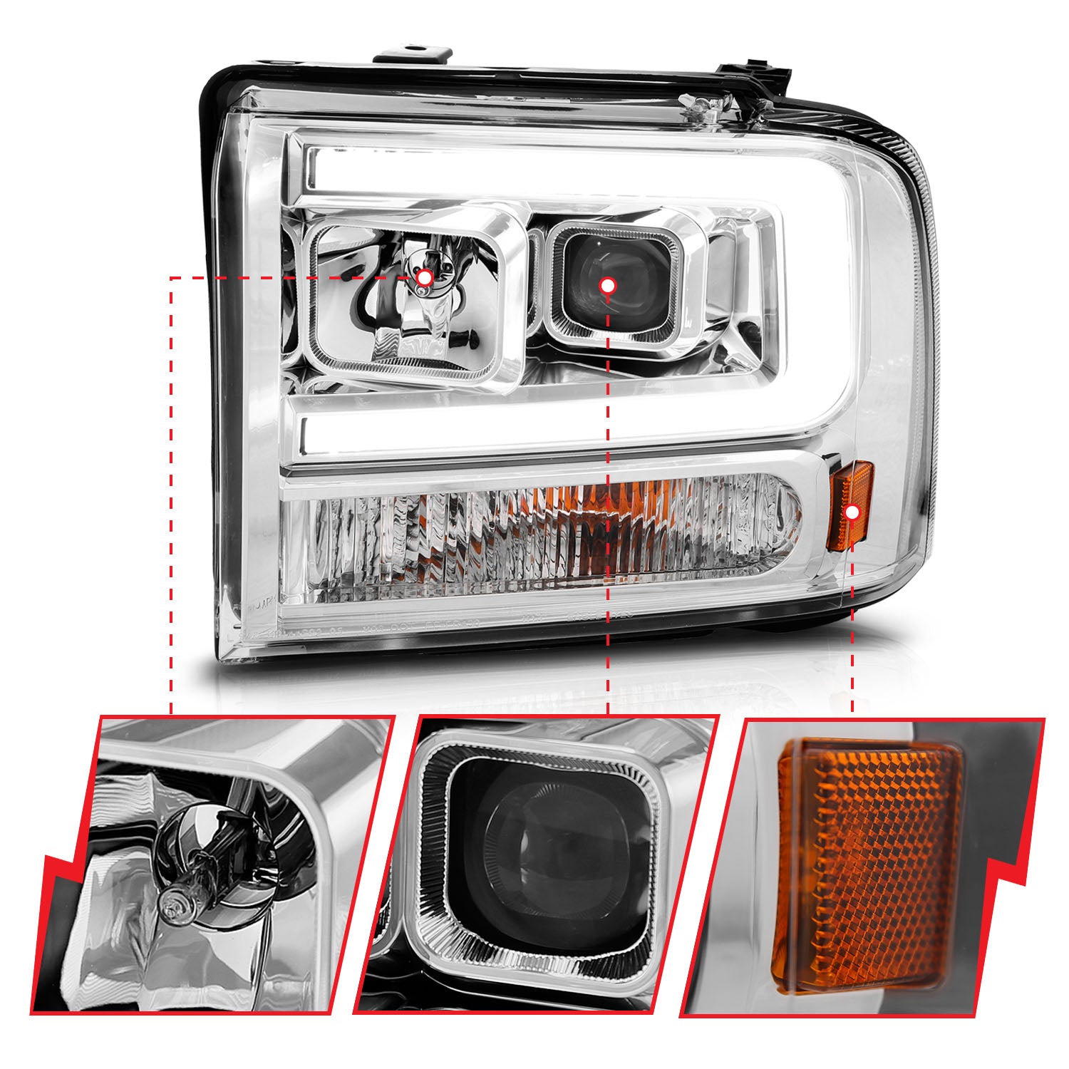 ANZO USA 111552 - Headlight Assembly