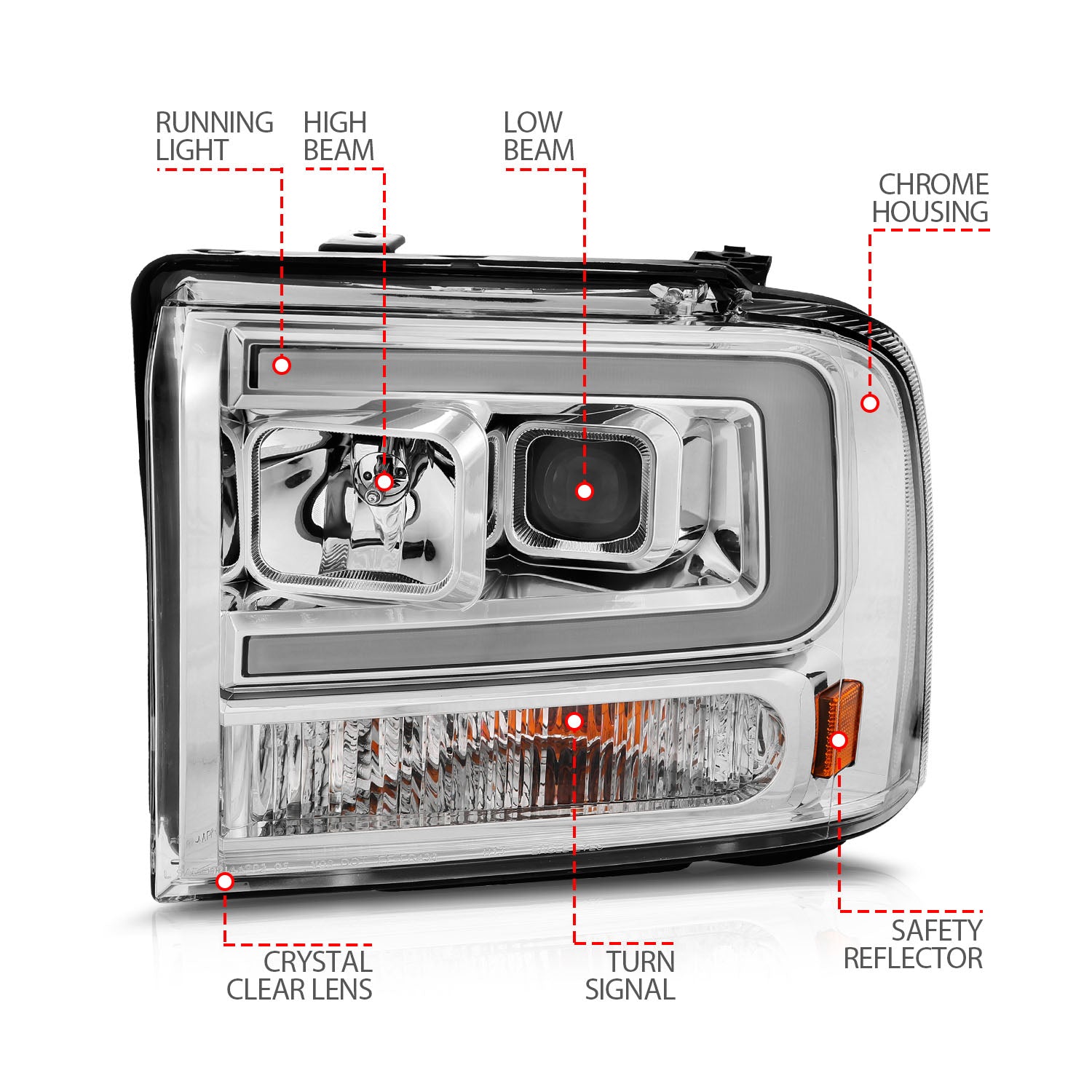 ANZO USA 111552 - Headlight Assembly