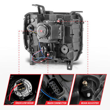 ANZO USA ANZO USA 111553 Headlight Assembly