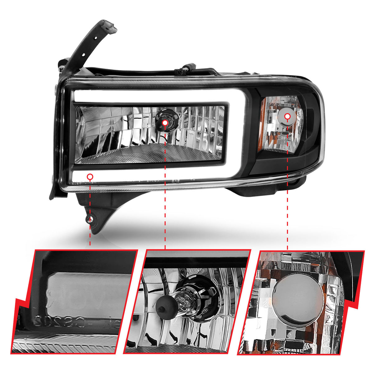 ANZO USA 111554 - Headlight Assembly