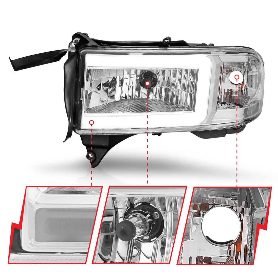 ANZO USA ANZO USA 111555 Headlight Assembly