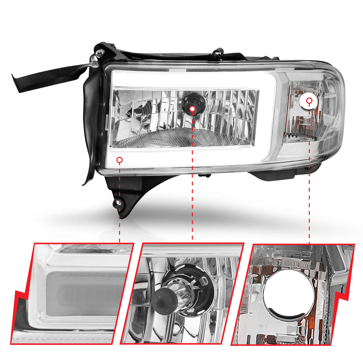 ANZO USA 111555 - Headlight Assembly