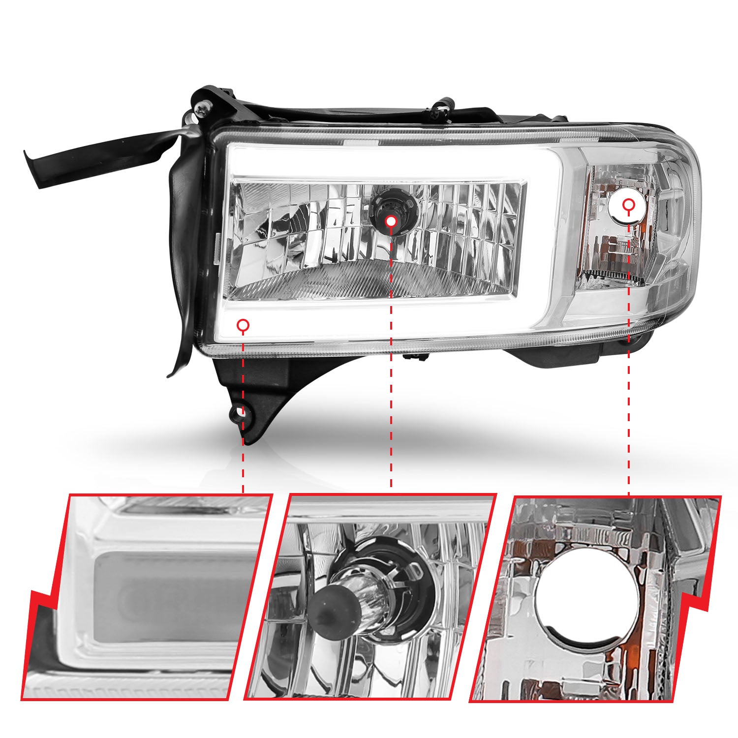 ANZO USA 111555 - Headlight Assembly