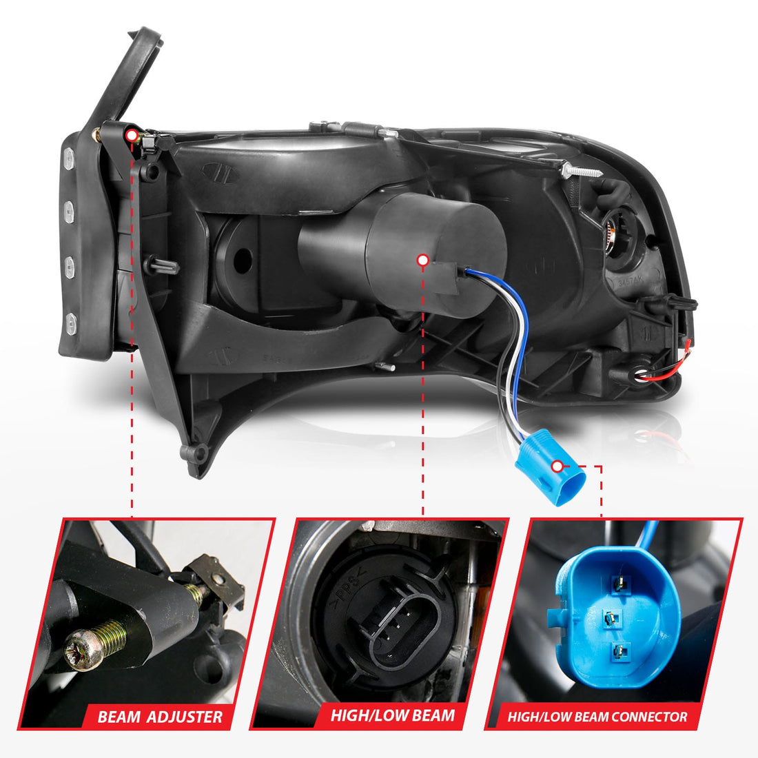 ANZO USA ANZO USA 111555 Headlight Assembly