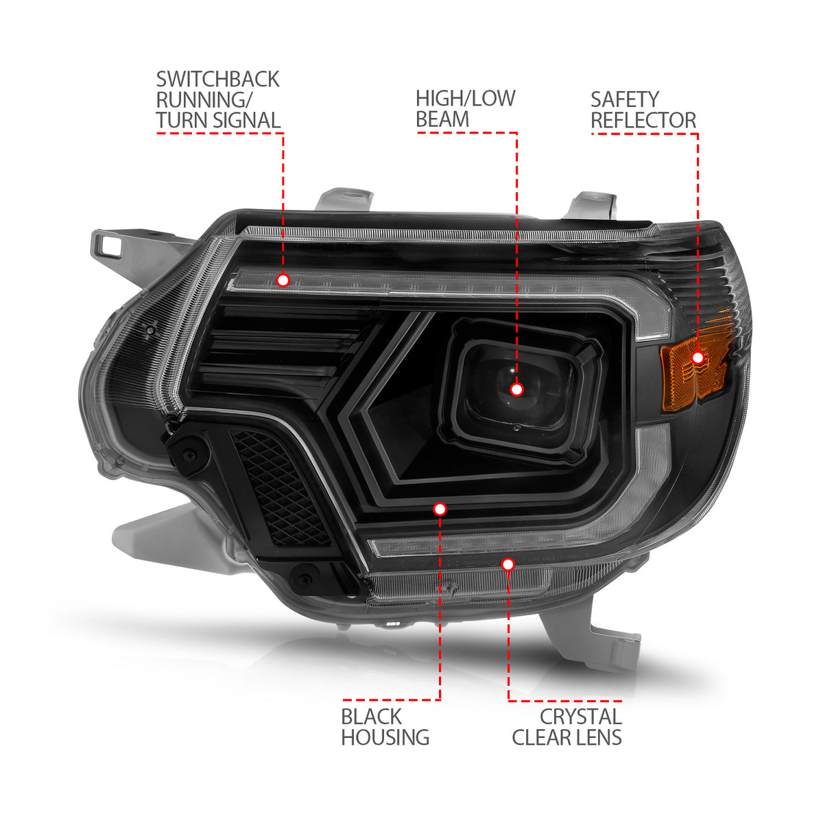 ANZO USA 111556 - Headlight Assembly
