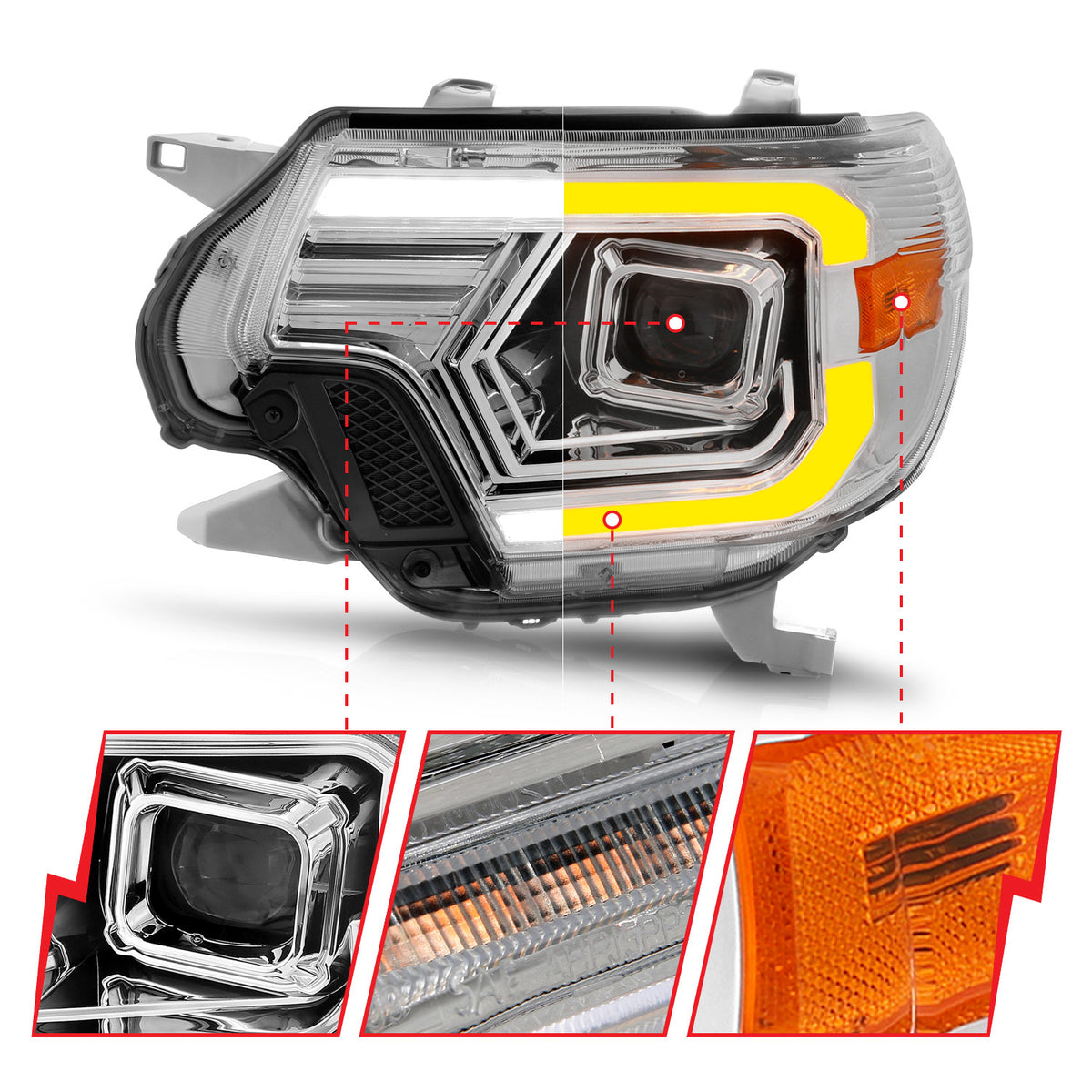 ANZO USA 111557 - Headlight Assembly
