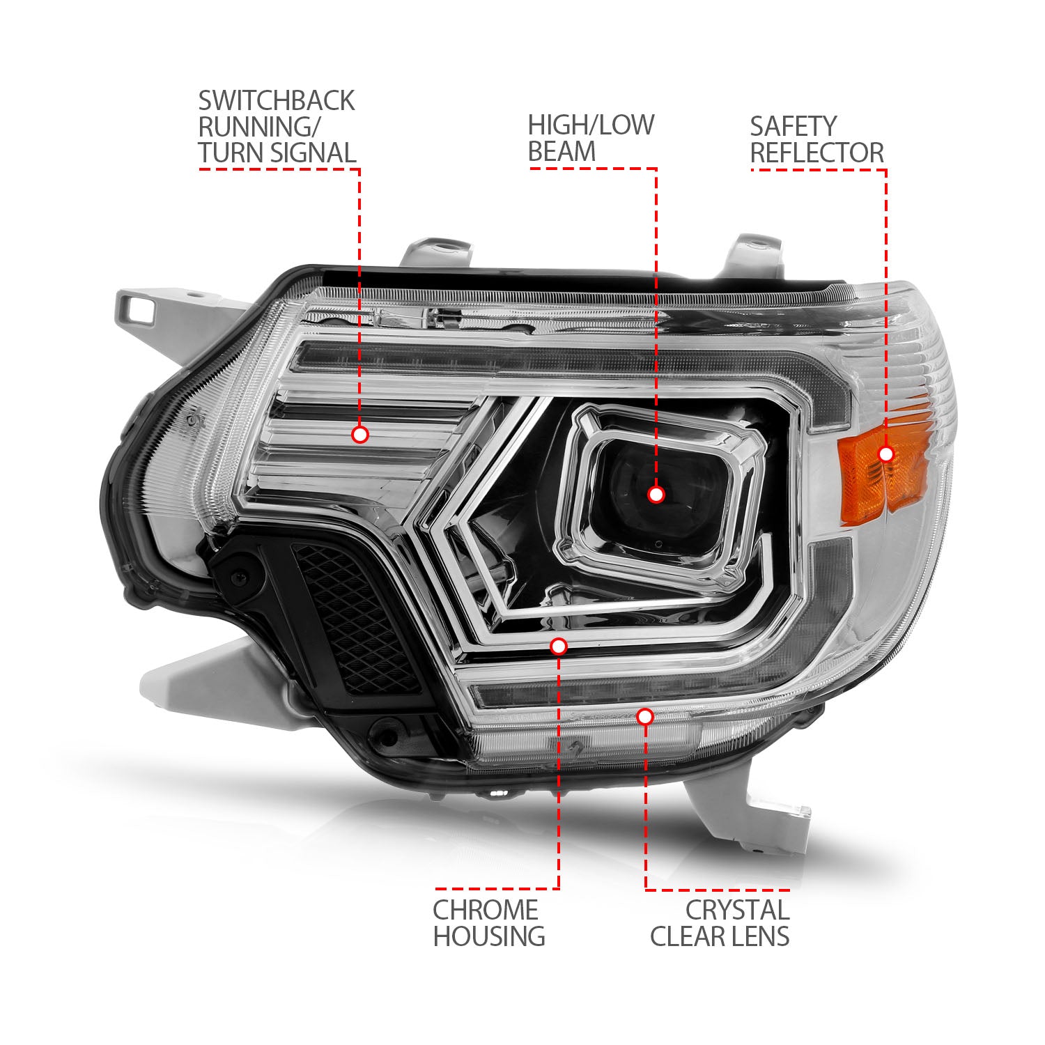 ANZO USA 111557 - Headlight Assembly