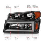 ANZO USA ANZO USA 111558 Headlight Assembly
