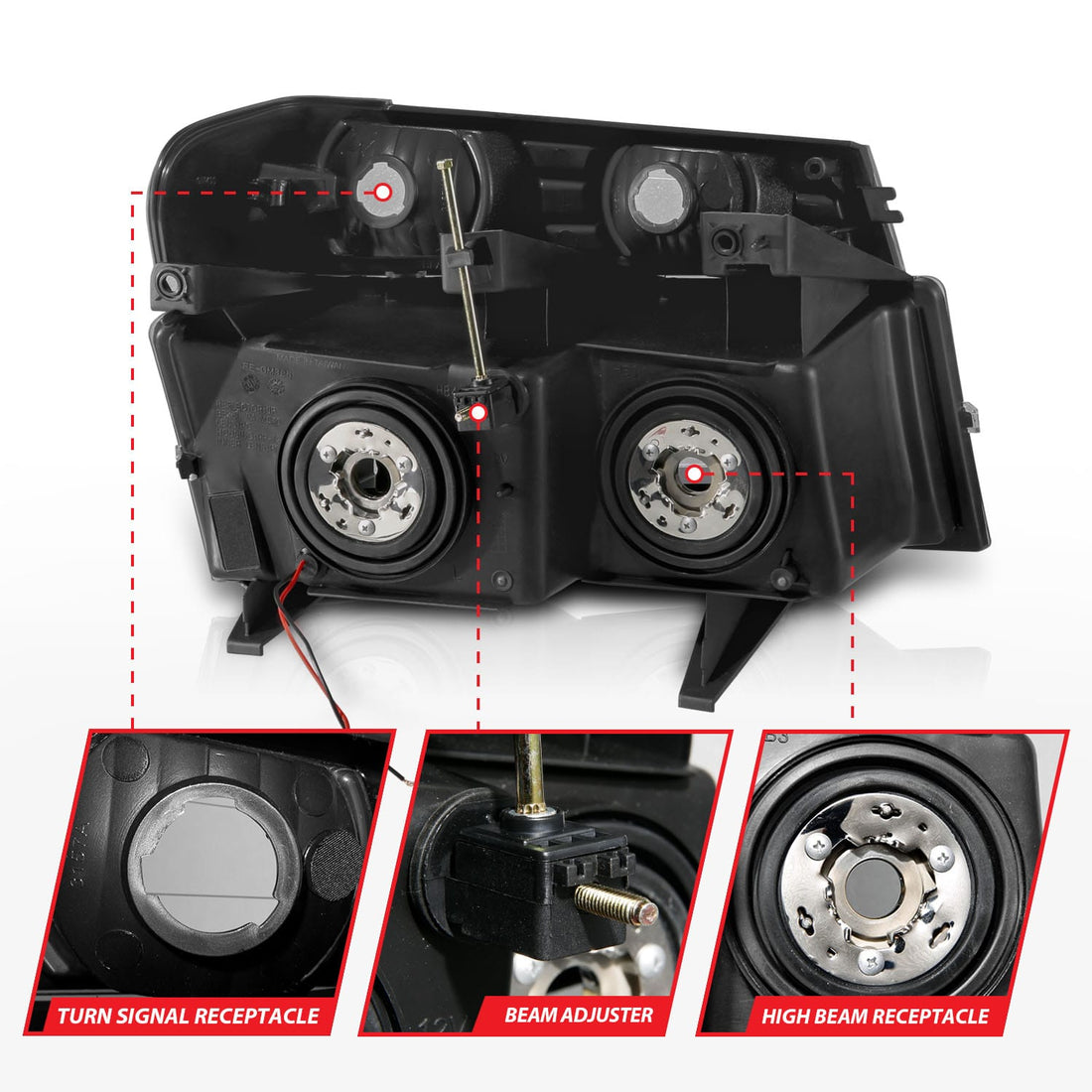ANZO USA ANZO USA 111558 Headlight Assembly