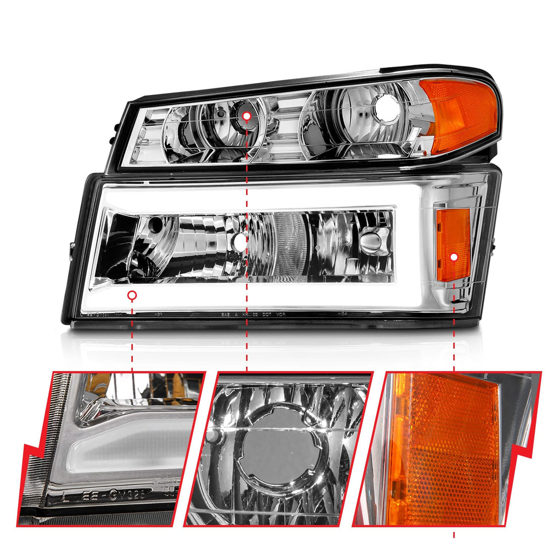 ANZO USA ANZO USA 111559 Headlight Assembly
