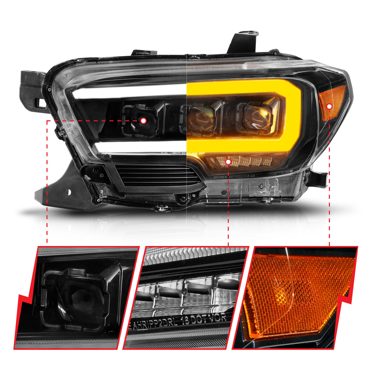 ANZO USA 111563 - LED Projector Headlight 5