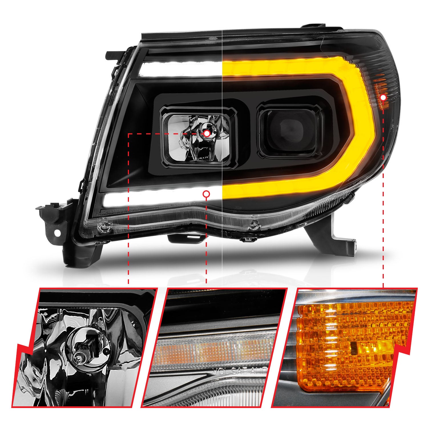 ANZO USA 111564 - Headlight Assembly