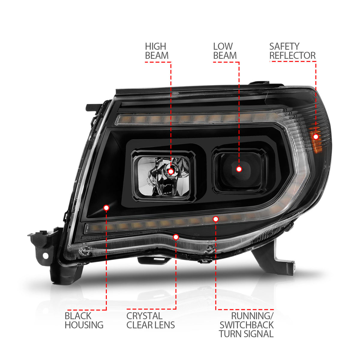 ANZO USA 111564 - Headlight Assembly
