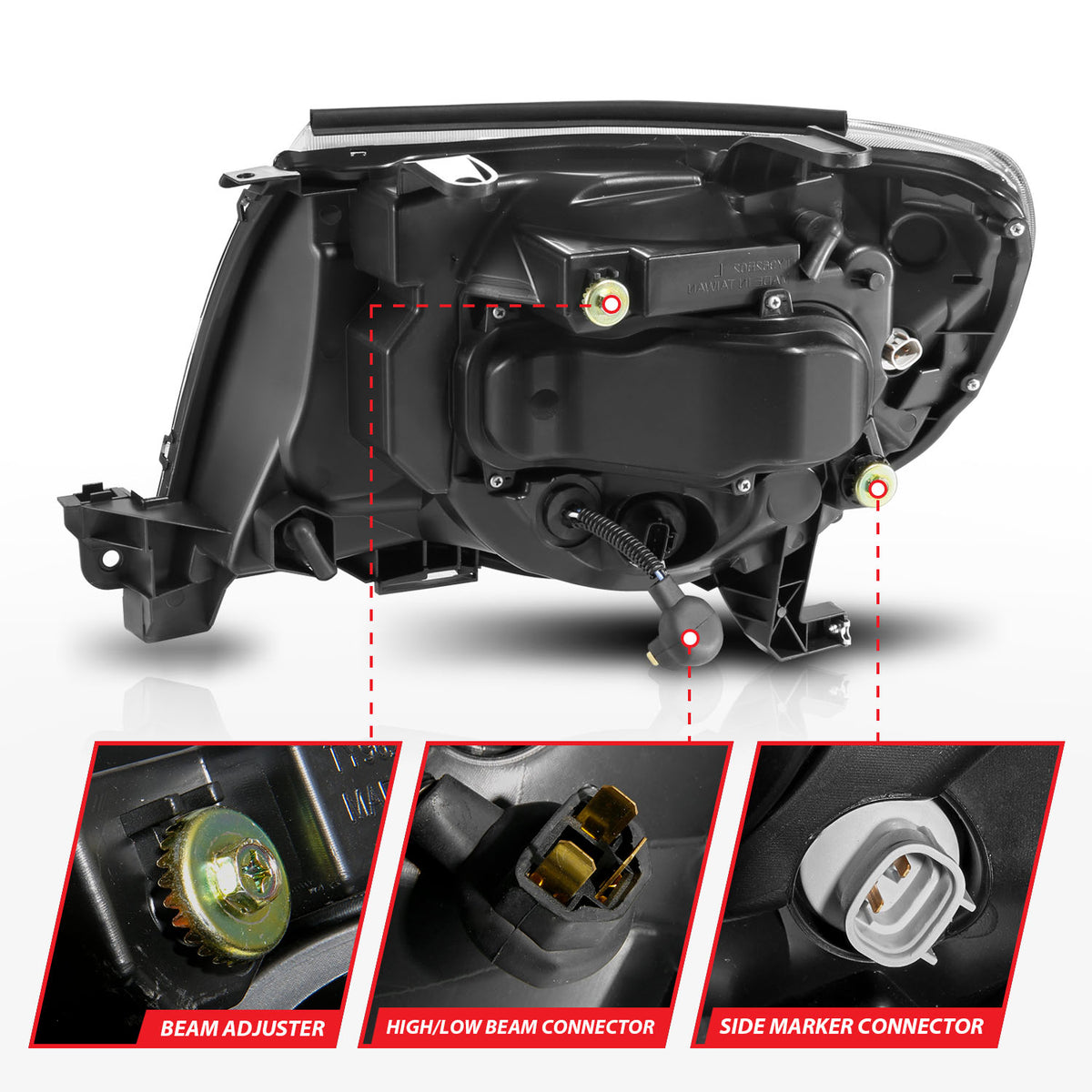 ANZO USA 111564 - Headlight Assembly