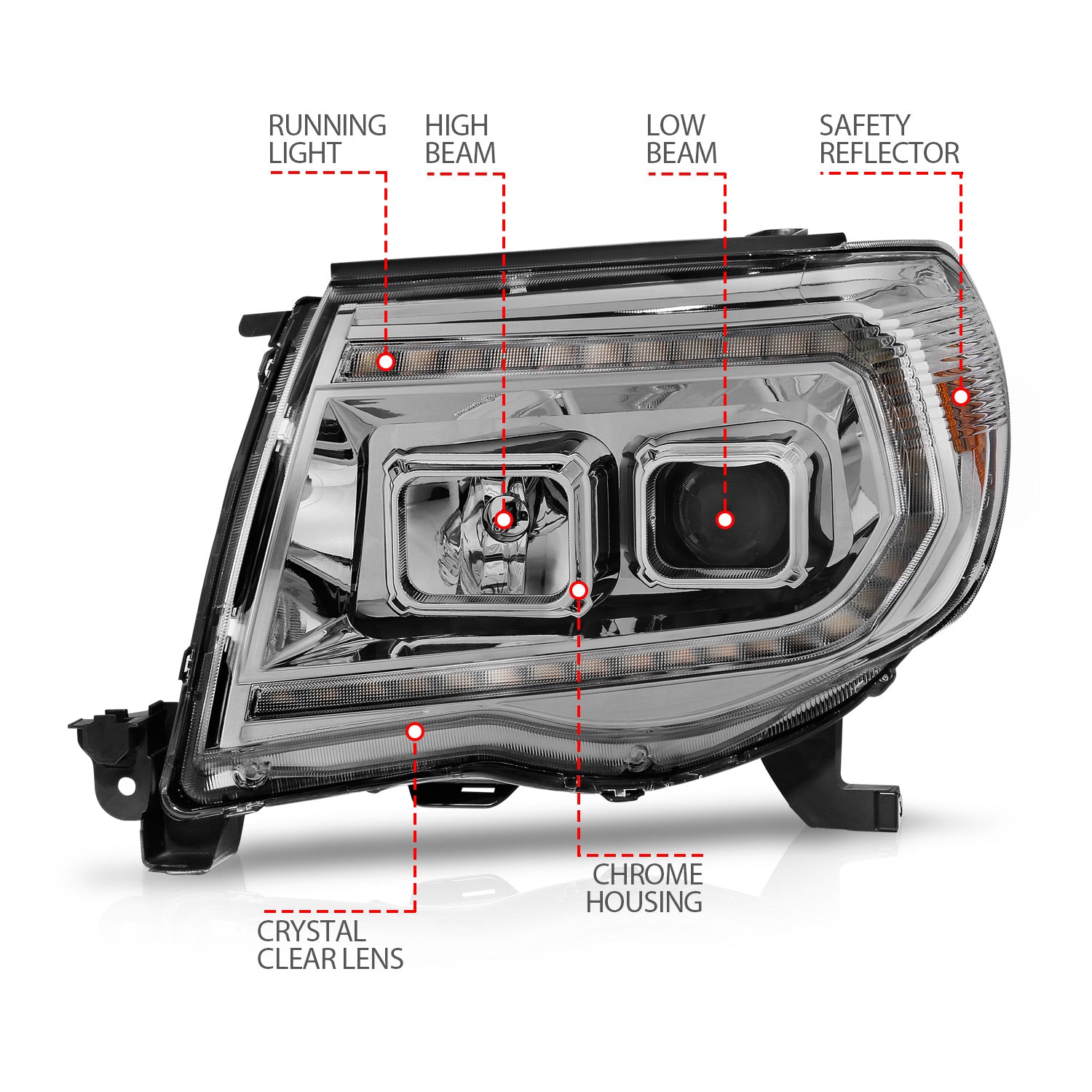 ANZO USA 111565 - Headlight Assembly