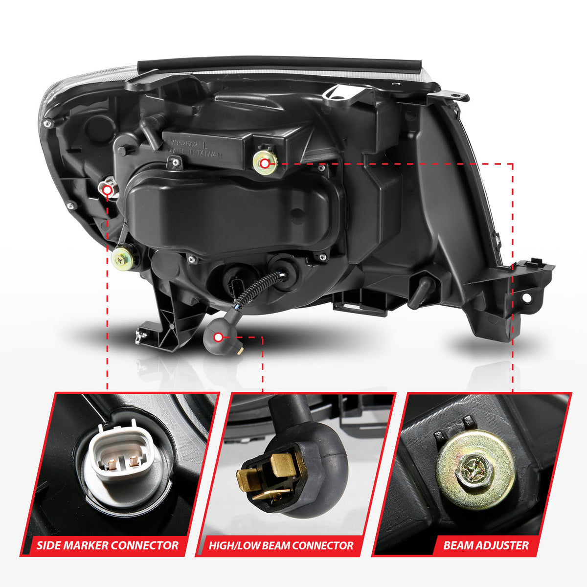 ANZO USA 111565 - Headlight Assembly