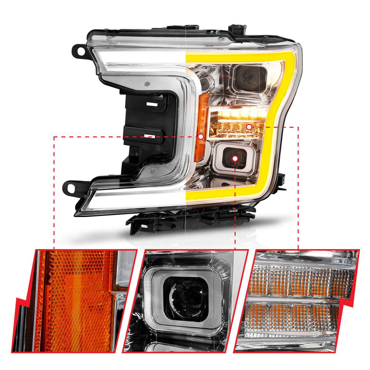 ANZO USA 111571 - LED Projector Headlight 3