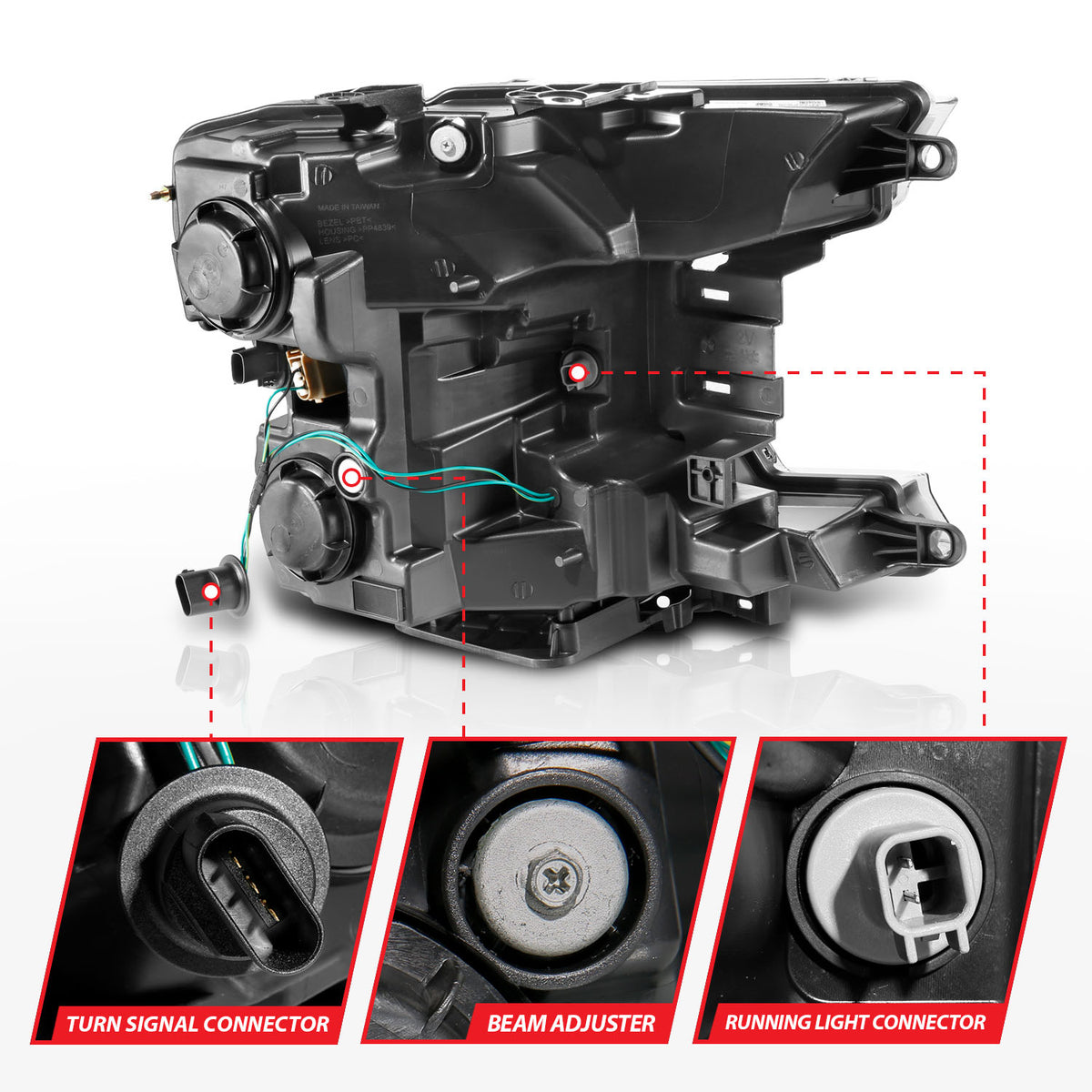 ANZO USA 111571 - LED Projector Headlight 5