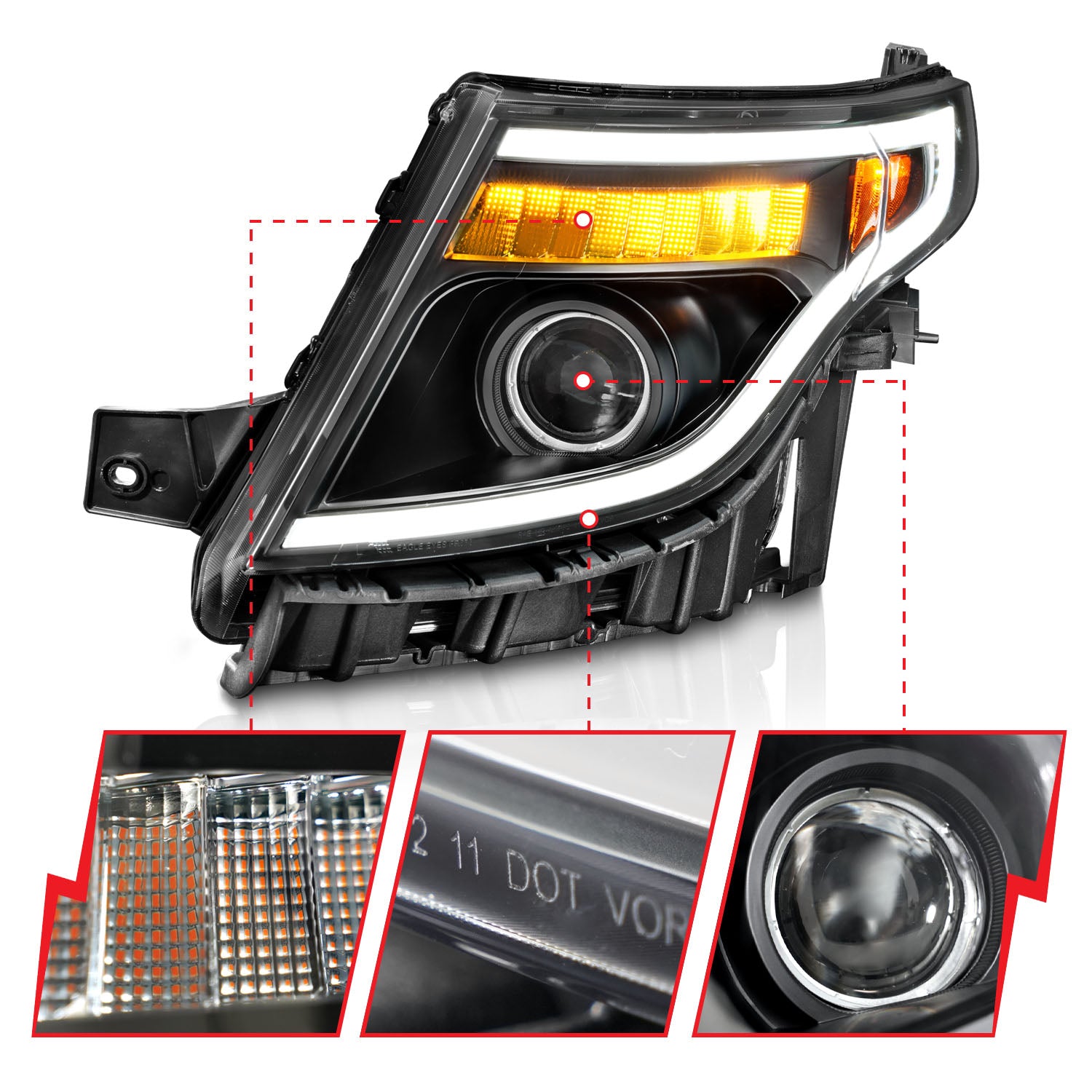 ANZO USA 111575 - Headlight Assembly