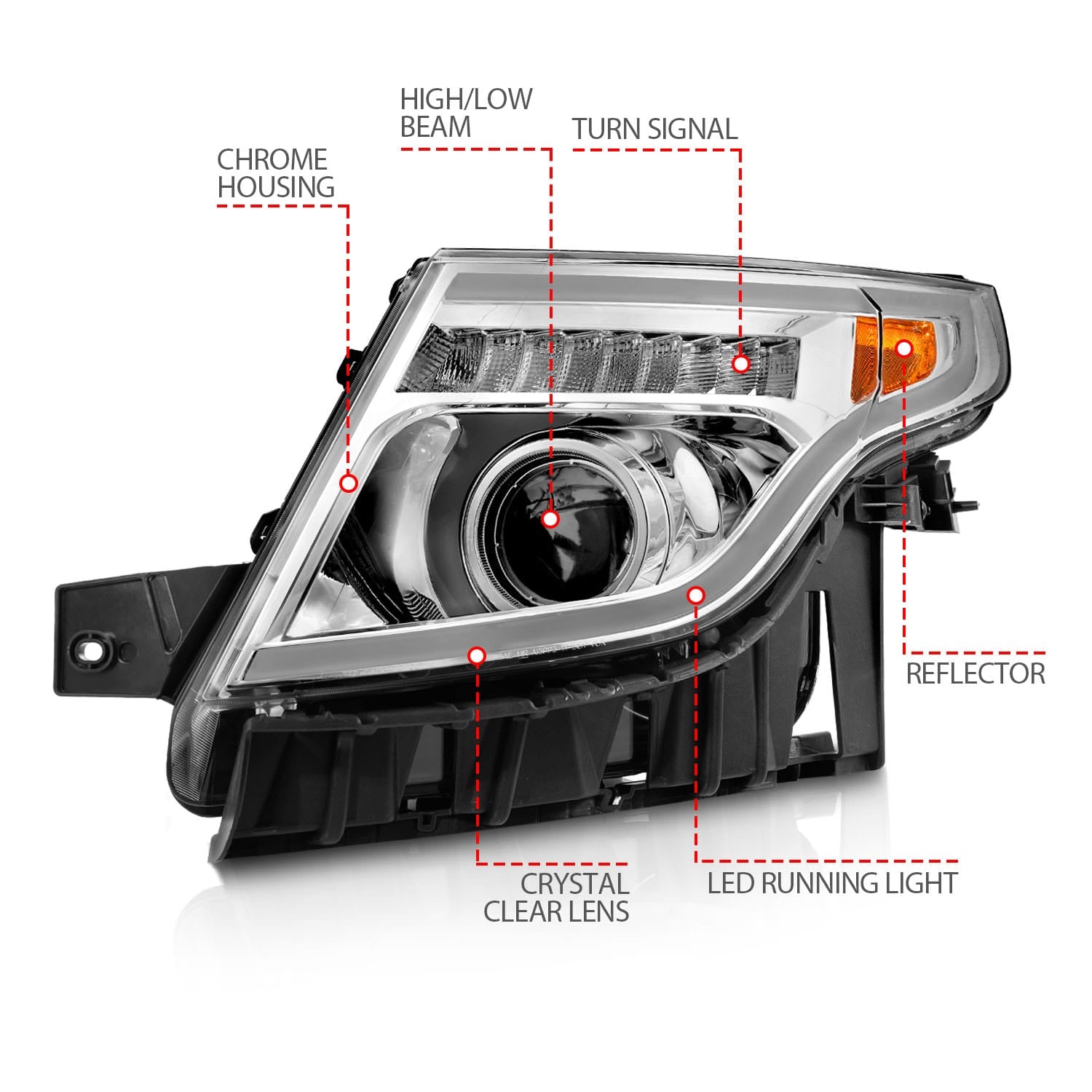 ANZO USA ANZO USA 111576 Headlight Assembly