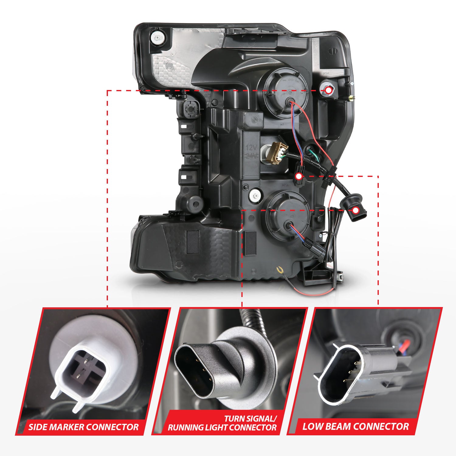 ANZO USA 111577 - LED Projector Headlight 5