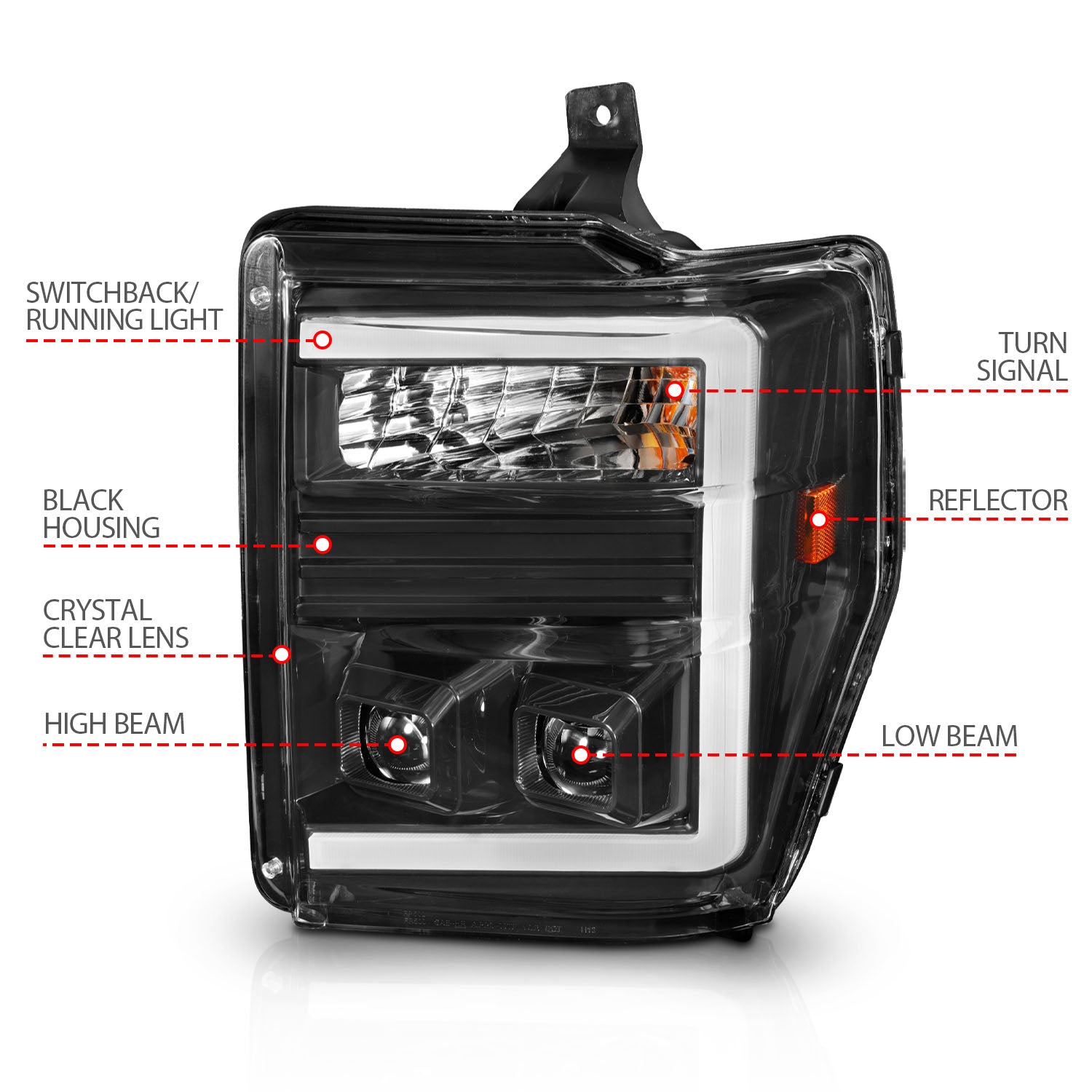 ANZO USA 111586 - Headlight Assembly