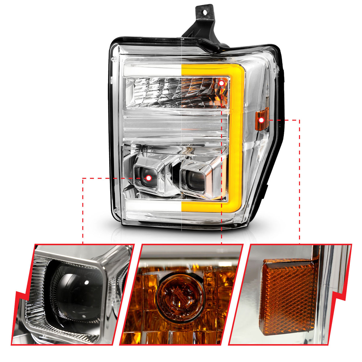 ANZO USA 111587 - Headlight Assembly