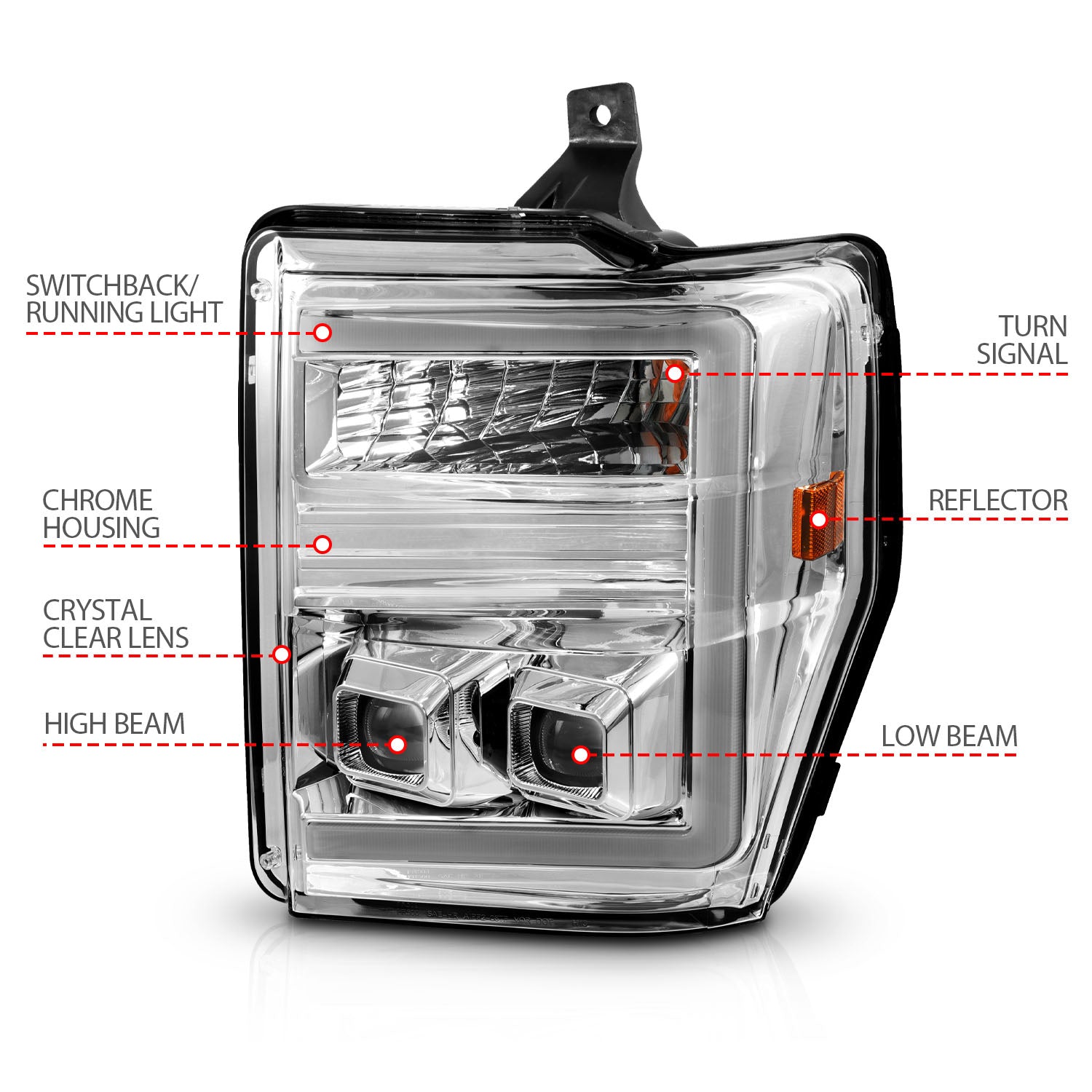ANZO USA 111587 - Headlight Assembly