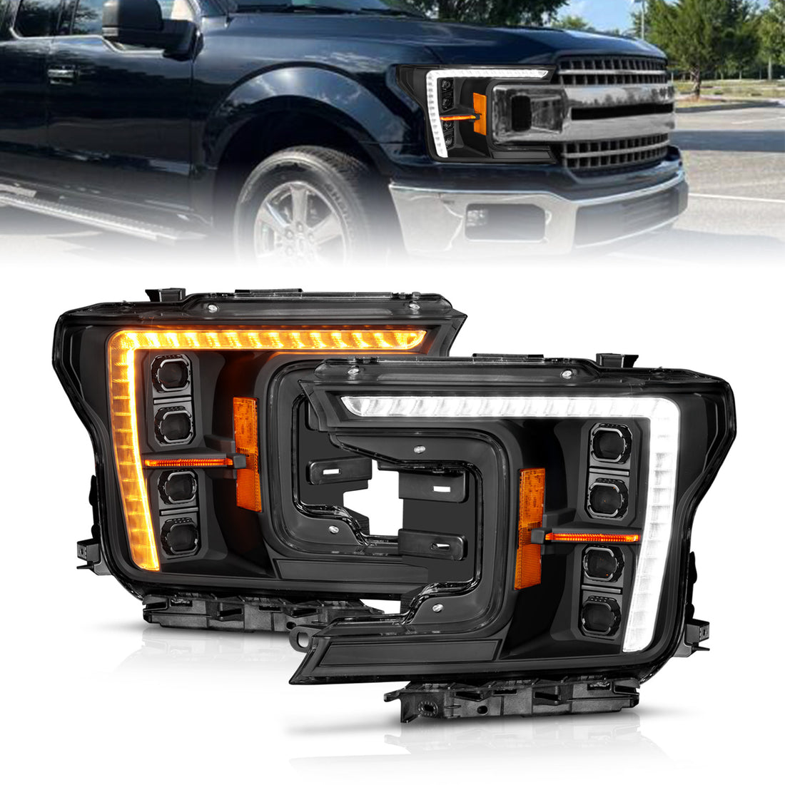 ANZO USA 111588X - Z-SERIES FULL LED PROJECTOR HEADLIGHTS 3