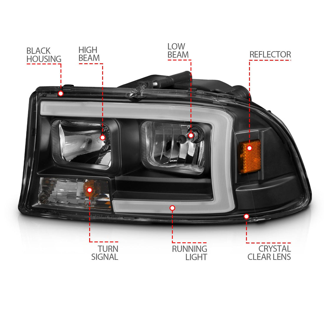 ANZO USA ANZO USA 111591 Headlight Assembly