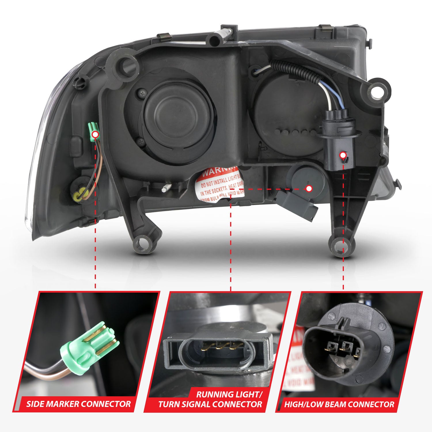 ANZO USA 111591 - Headlight Assembly