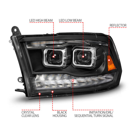 ANZO USA 111595 - LED Projector Headlight 4