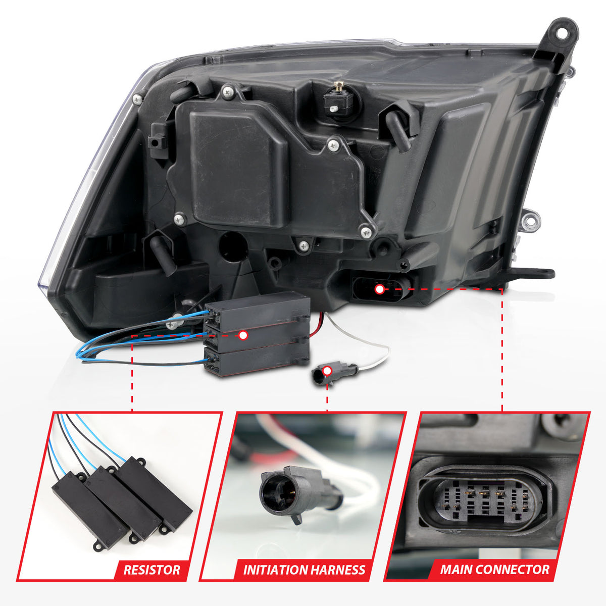 ANZO USA 111595 - LED Projector Headlight 5