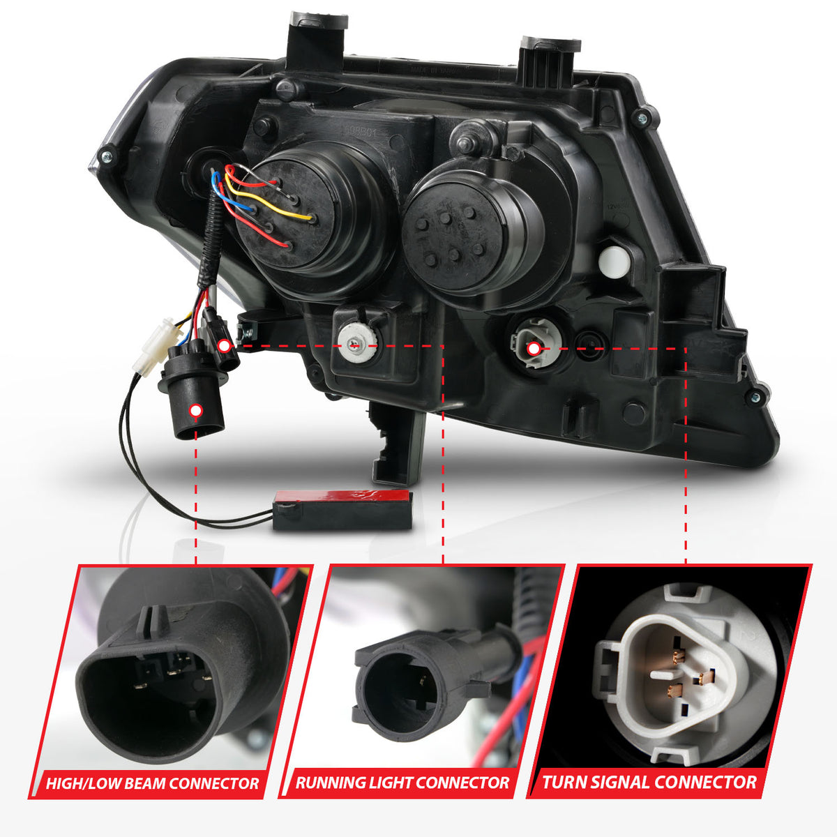 ANZO USA 111598 - Headlight Assembly