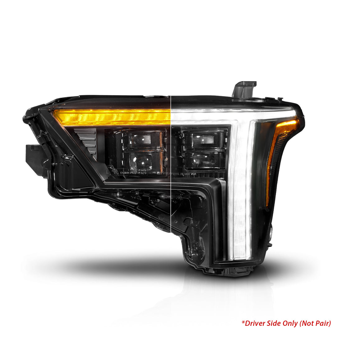 ANZO USA 111599X-L - Z-SERIES FULL LED PROJECTOR HEADLIGHTS DRIVER SIDE